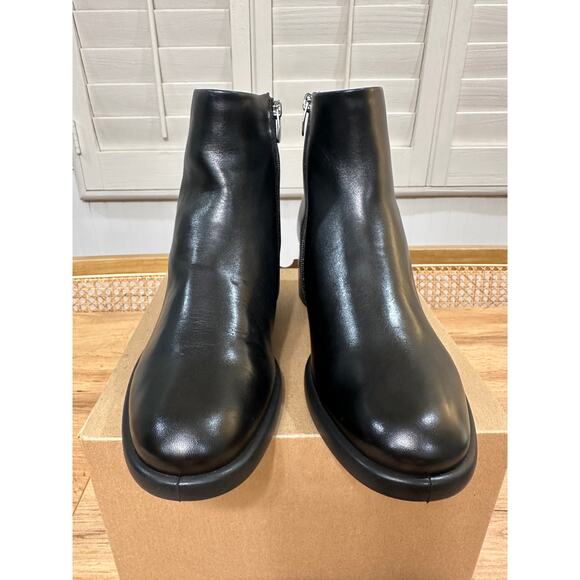 Ecco Sculpted LX 35 Boots Black Leather Size 10/10.5 US 41 EU NWOB Sleek Stylish - Picture 5 of 14